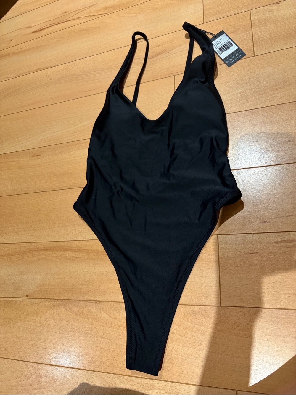 Amazon Black One-Piece Swimsuit